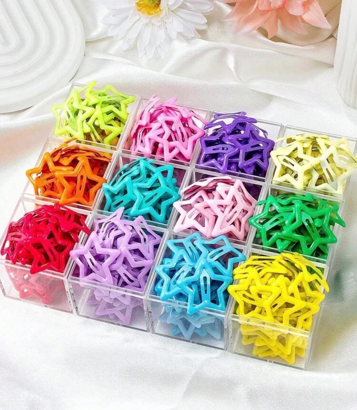 Colourful Star Hair Clips