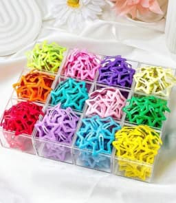 Colourful Star Hair Clips