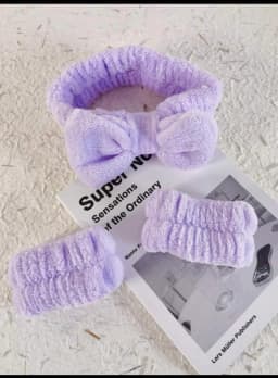Skincare Headband plus Wristband